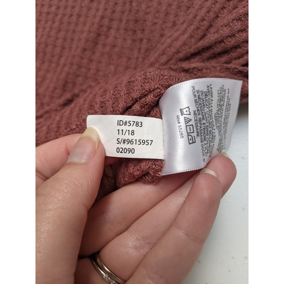 Express One Eleven Women's XL Red Cropped Tie Bottom Knit Cardigan Sweater - Picture 5 of 13